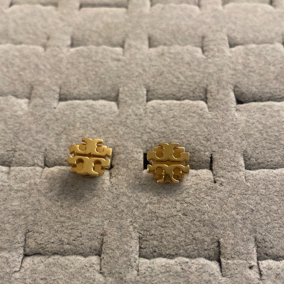 Vintage Tory Burch stud earring gold post back